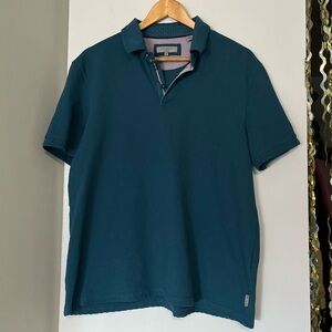 Ted Baker Men's Teal Polo Shirt size 5